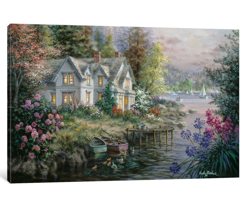 «Bay» par Nicky Boehme, impression sur toile tendue, H 18 po x l 26 po x P 1,5 po