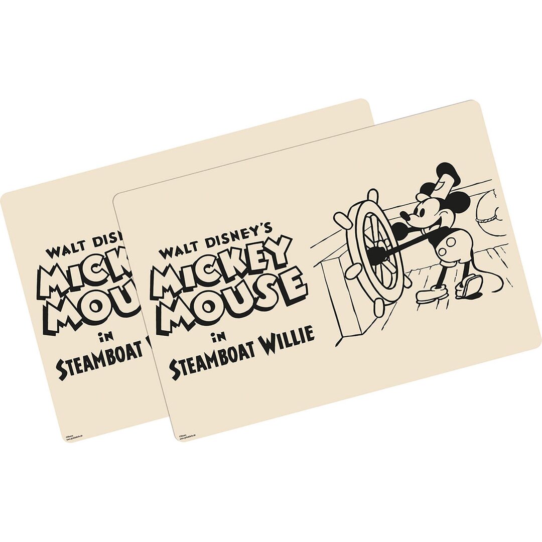 Tischset Mickey in Steamboat Willie