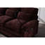 Chenille 4 places en forme de U pour le salon, canapé modulaire en forme de U de 106 po avec tissu doux, structure en bois massif, + ports type-c, support pour téléphone, espace de rangement pour repose-pieds spacieux, cadre,