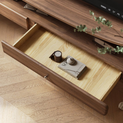 Simple and Retro Portable TV Cabinet