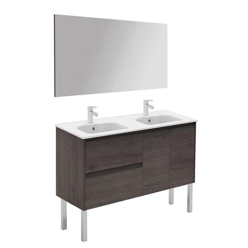 Ambra 47.5'' W Double Vanity, Samara Ash