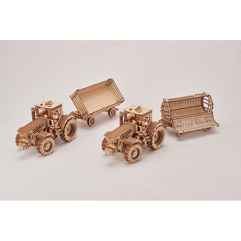 Remorque en bois pour tracteur en bois