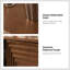 36" W Solid and Manufactured Wood Accent Cabinet with Wine Rack-2092674397