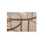 Ensemble de tables basses Modernes (2 pièces), doré, 23,6 po x 23,6 po x 16,9 po | Plateau en verre trempé de 0,16 po d'épaisseur | Pieds en métal robustes, parfaits pour le salon et le décor glamour, design élégant et élégant-818401635-806181982-806181981