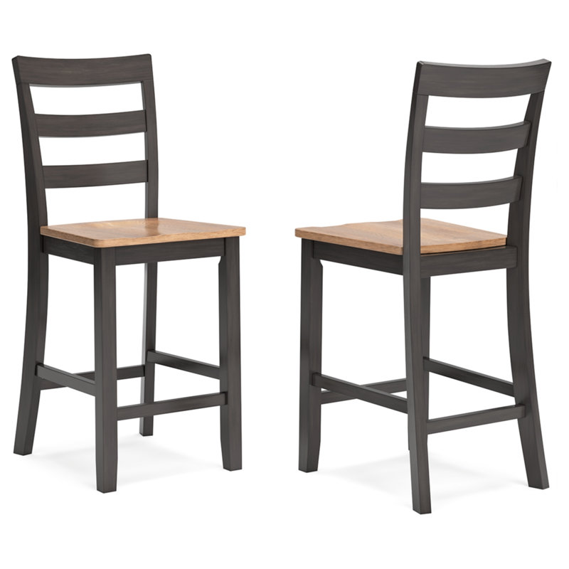 Malkin Counter Height Barstool, Brown