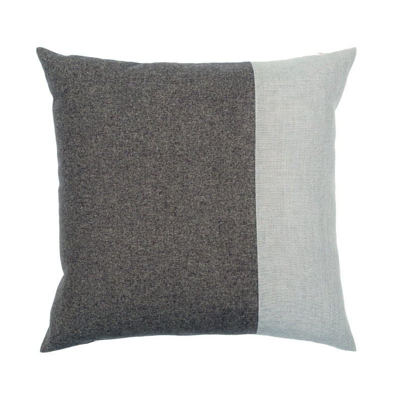 Wrap Morrison Feather Reversible Throw Pillow, 22" x 22"
