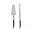 French Home Connoisseur Laguiole 2-Piece Cake And Pie Server Set With Tortoise Shell Handles