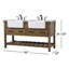 Ensemble de meuble-lavabo double 60 po Pelaghia-950408138