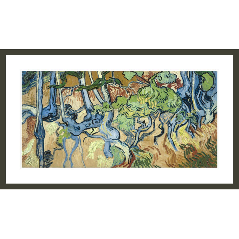 Arbre-racines par Vincent van Gogh, H 24,29 po x l 41,5 po