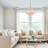 4-Light Modern Drum Linen Chandelier-1745272216-1745272215-1745272210