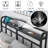 Metal Bed Frame 14 Inch With Headboard & Charging Station Galaxy Aurora Projector-1115613044