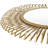 Melfa Metal Sunburst Mirror