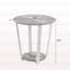 Table de bout ronde avec tablette Elysian-1741246851
