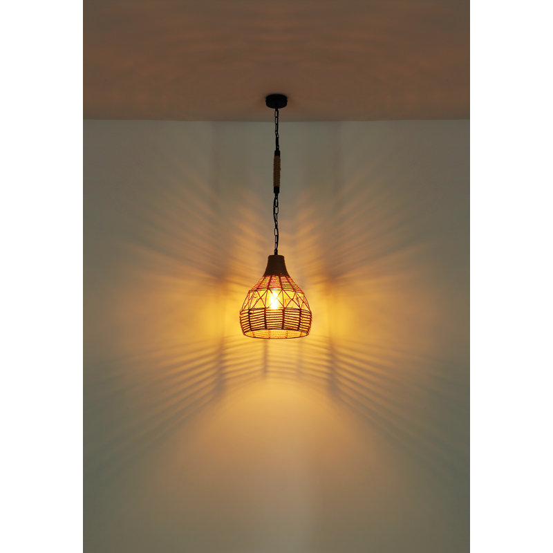 Pinney 1 - Light Beige Dome Pendant