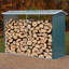 Blagovest Log Shed: Rainproof Steel & Ventilated Floor