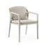 Ensemble de 2 chaises de salle à manger en osier d'extérieur durable, imperméables et résistantes aux rayons UV pour le confort du patio et du balcon