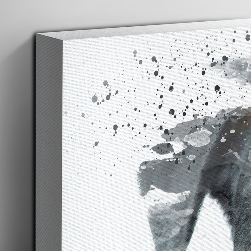 Rottweiler Dog - Rectangle Print on Canvas, Wrapped Canvas, 29.7cm H x 42cm W x 0.01cm D