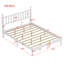 Lit plateforme en bois avec tête de lit en forme de gourde, lit plateforme de style rétro avec support à lattes en bois-571275397-571275399