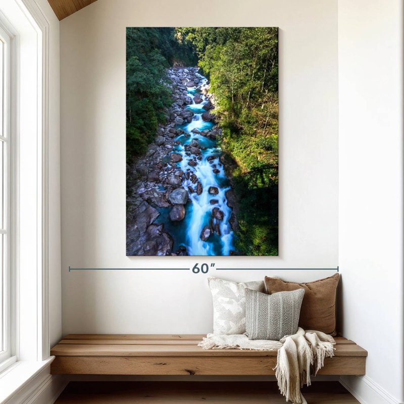 Alvord Rapid Himalayan River, 51" H x 34" W
