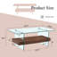 Table basse robuste à double couche-585456132