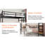 Lit mezzanine avec bureau en L