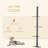 Floor-To-Ceiling Cat Tree Cat Climbing Tower With Sisal-Covered Scratching Posts Natural Cat Tree Activity Center For Kittens Cat Tower Furniture-1999745891