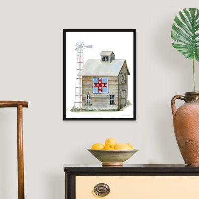 «Life on the Farm Barn Element III», reproduction sur toile