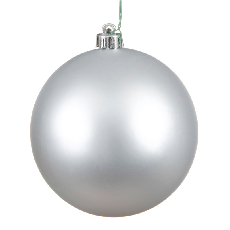 Ornement boule Décor, Argent, H 15,75 po x l 15,75 po x P 15,75 po