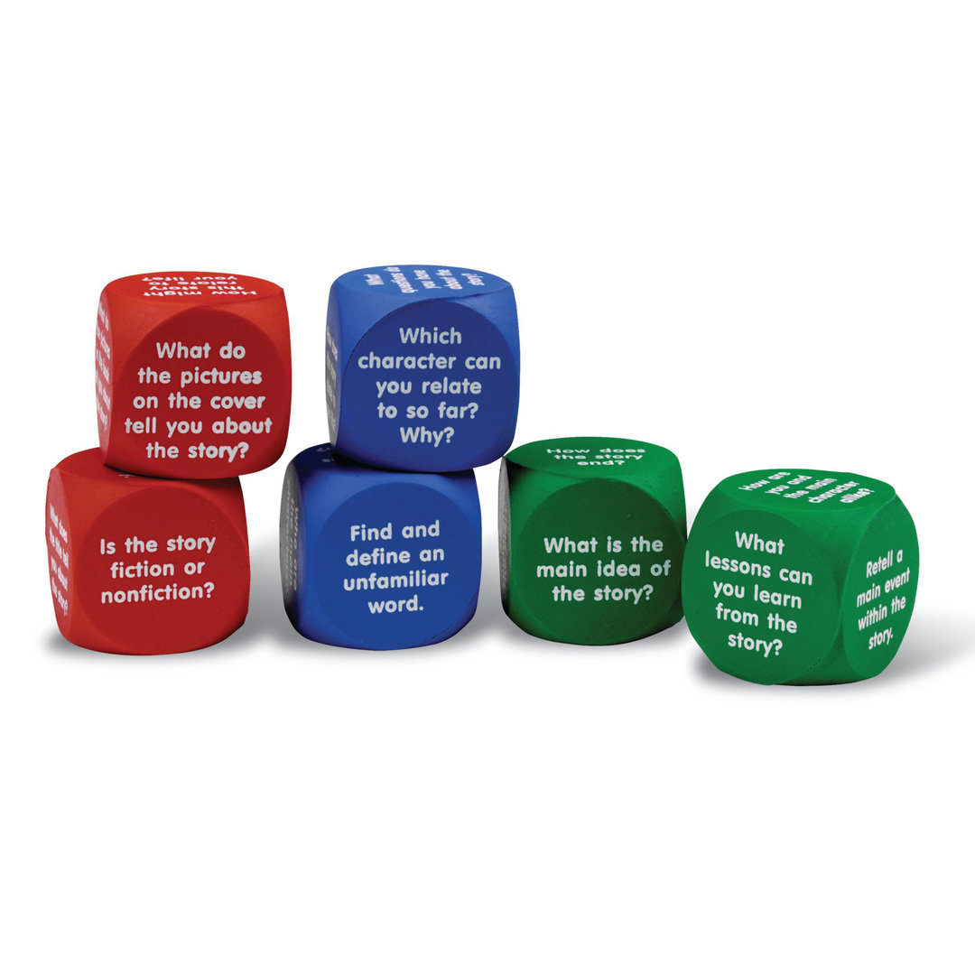 Reading Comprehension Cubes Letters Learning Resources