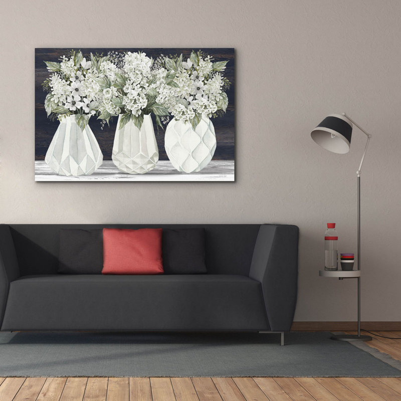  «Plethora of Blooms 2» par Cindy Jacobs, art mural sur toile, 60 po x 40 po, H 40 po x l 60 po