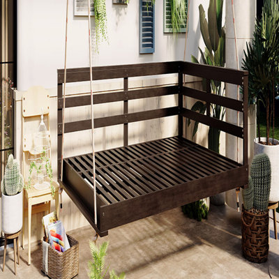 Balancelle d'extérieur en bois d'acacia