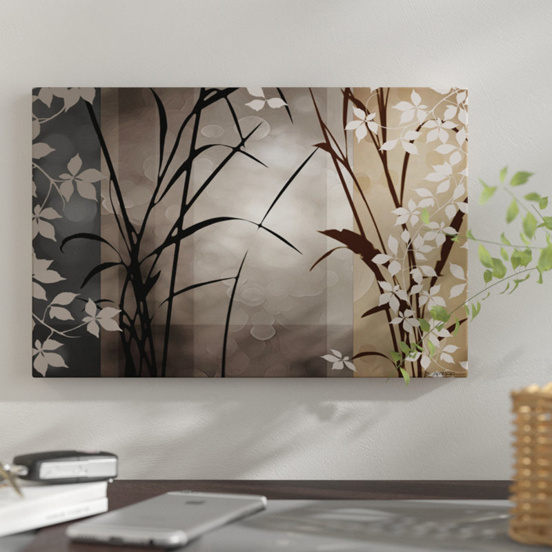 «Silver Whispers II» par Edward Aparicio, reproduction sur toile tendue, H 40 po x l 60 po x P 1,5 po, Toile tendue