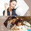 Metal Wall Mounted 8" Led Makeup Mirror With Magnification, 3 Colour Led Lights Makeup Mirror-982903470-987722034