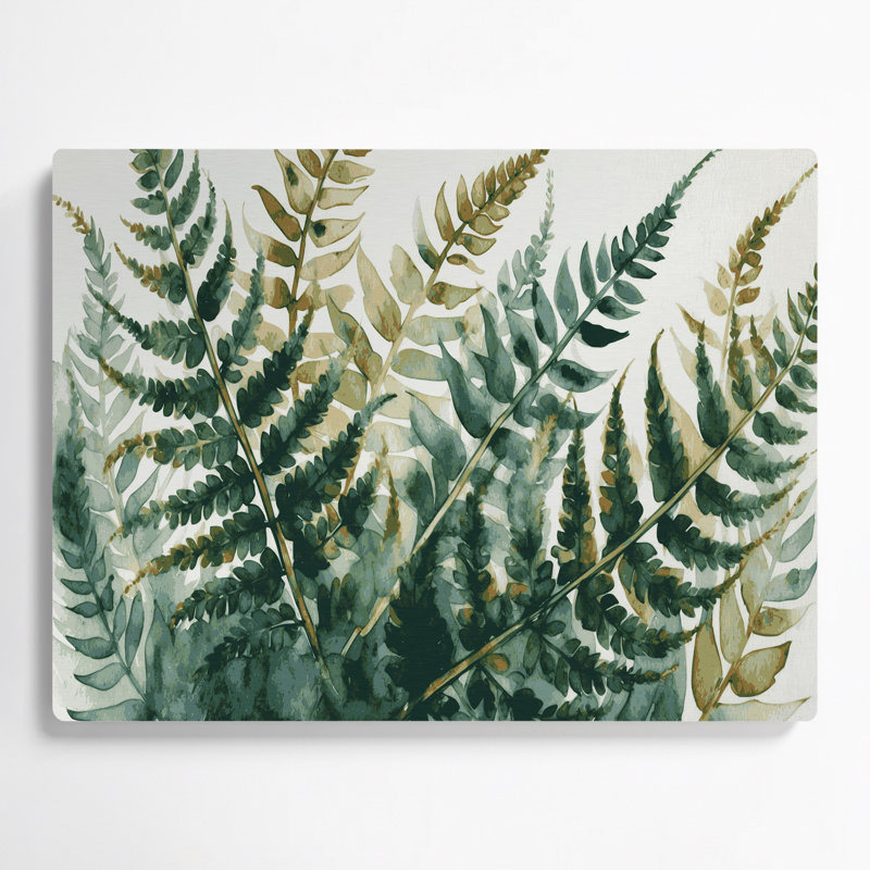 Art mural en métal Botanical Lady Fern, H 20 po x l 24 po