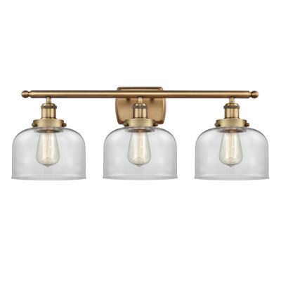Ballston Urban Bell 8" - 3 Light 28" Bath Vanity Light