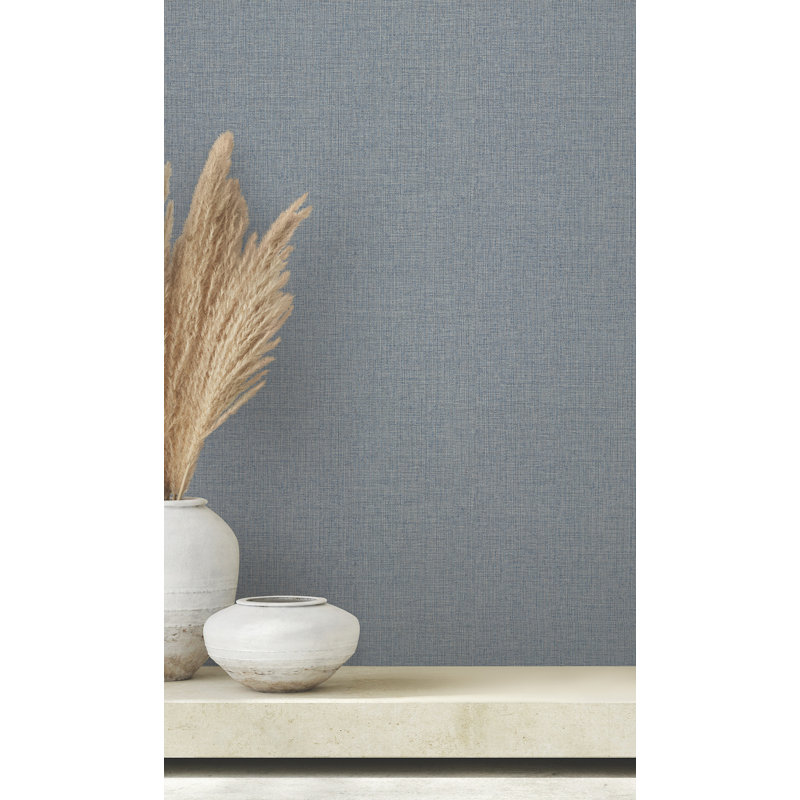 Papier peint tissé Gottschalk, Bleu ciel