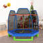 Costway Hexagon Backyard Trampoline with Safety Enclosure-72732063