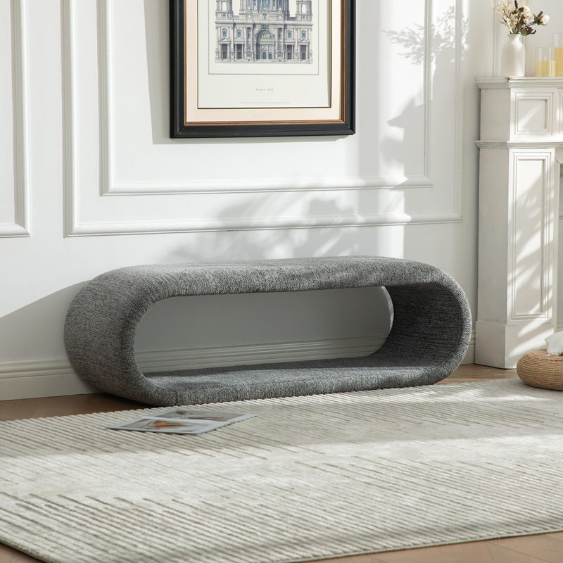 Banc style campagne moderne, Gray