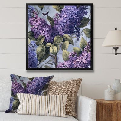 " Purple Lilacs Fragrant Blossoms II "