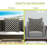 Bamboo Geometric Outdoor Reversible Throw Pillow-625093715-625093716
