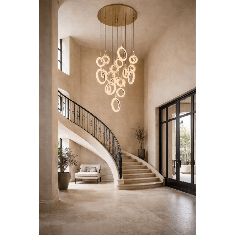 Lustra Ring 19-Lights LED Chandelier
