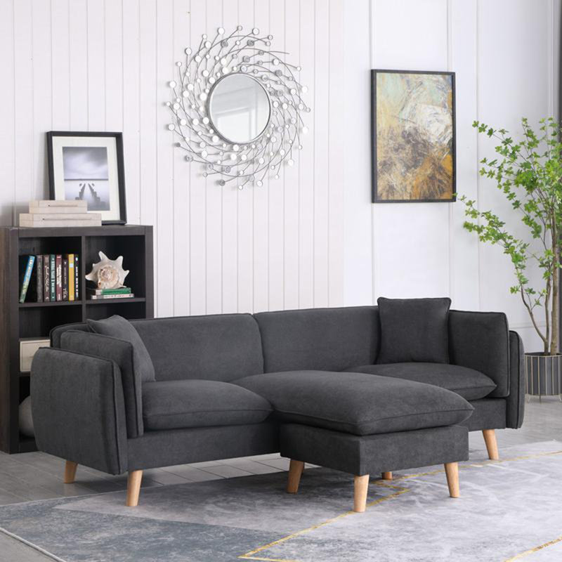 Fabric Sectional Sofa Chaise