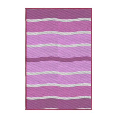 Tapis mauve à rayures Antravion