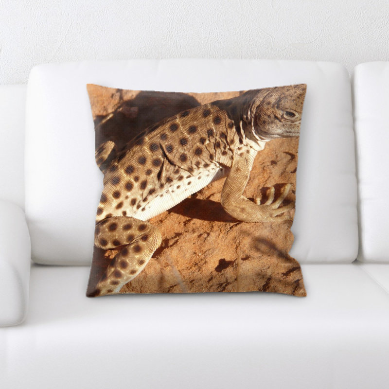 Coussin iguane