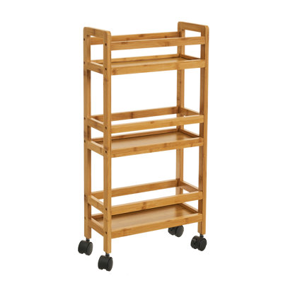 Kiyoshi 74cm H x 36cm W Utility Cart with Wheels