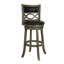 Tabouret de bar et de comptoir pivotant gris olive Kopasz-1504071710-1575232432