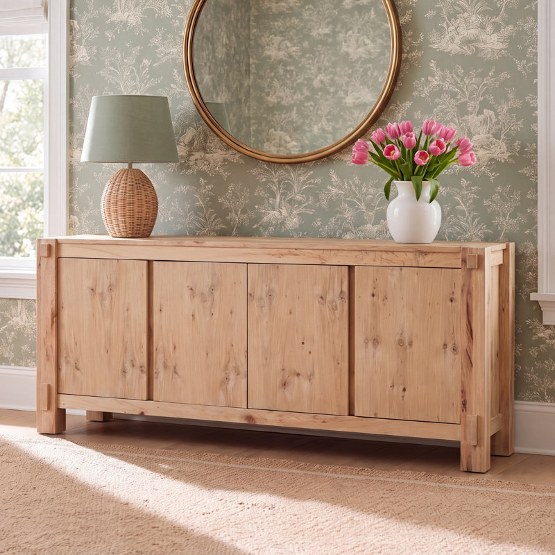 Rhett 80" Buffet In Distressed Oak