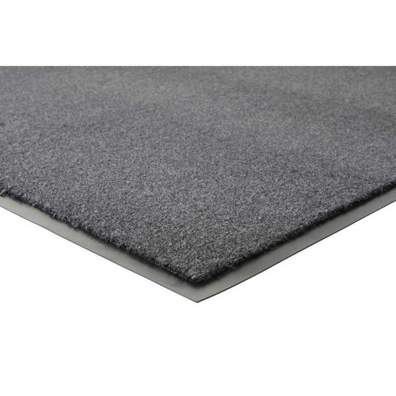 Tapis d'entrée gris anthracite Grantham, Rectangle 4 pi x 6 pi