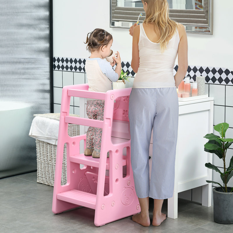 Klint PInk 3 - Step Stool