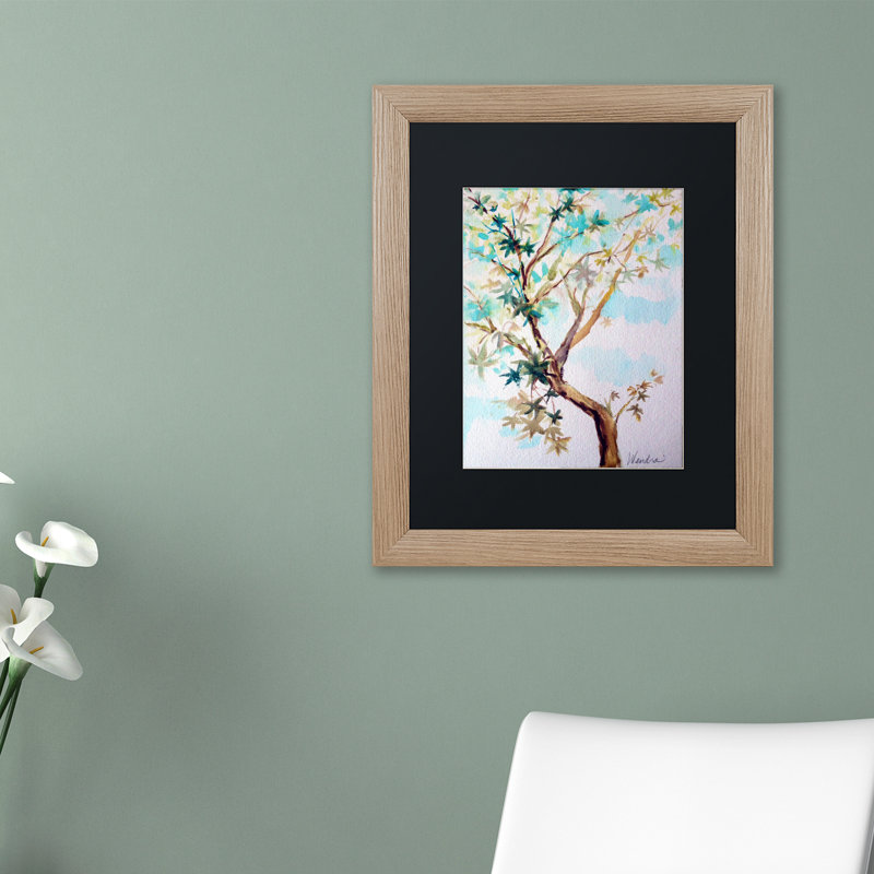 «Blue Maple» par Weller, reproduction d'art encadrée, Brun, Noir, H 20 po x l 16 po x P 0,5 po